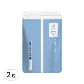 澡享 沐浴乳補充包 白茶, 650g, 2包