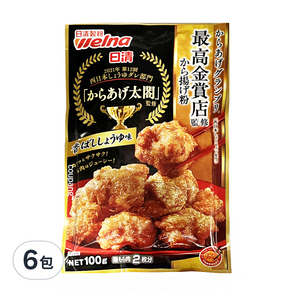 Nisshin Seifun 日清製粉 炸物製粉 醬油味, 100g, 6包