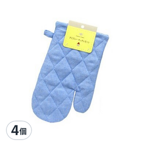 日本IMA 丹寧藍隔熱手套, 顏色隨機, 4支