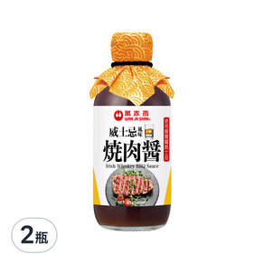 萬家香 威士忌風味燒肉醬, 225g, 2瓶