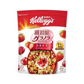 Kellogg's 家樂氏 Granola 纖穀脆 超級莓果, 330g, 1包