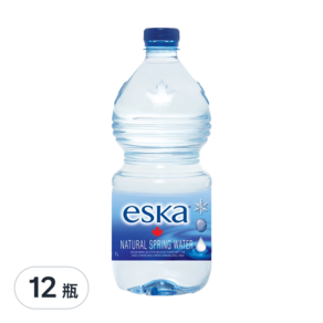 加拿大 eska 天然冰川水, 1L, 12瓶