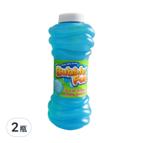 Bubble Fun 泡泡補充罐 小 3歲以上 473ml, 顏色隨機, 2瓶