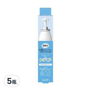 ST 雞仔牌 自動消臭芳香噴霧補充瓶 溫和皂香, 39ml, 5瓶