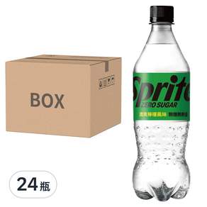 Sprite 雪碧 ZERO SUGAR無糖, 600ml, 24瓶