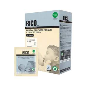 RICO Baby 嬰兒潔牙溼紙巾, 240g, 1盒