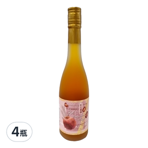 宮北合作農場 紅石榴醋, 500ml, 4瓶