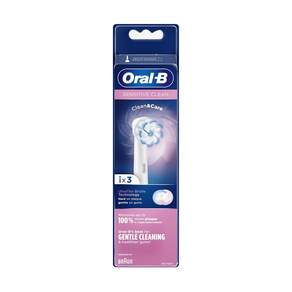 Oral-B 歐樂B 超細毛護齦刷頭 3入, EB60-3, 1盒