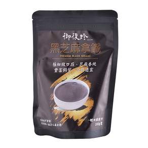 御復珍 黑芝麻拿鐵 添加冰糖 純素食, 200g, 1包