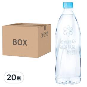 bonaqua 怡漾 鹼性離子水, 888ml, 20瓶