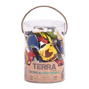 TERRA BY BATTAT 科育感統玩具 熱帶海洋 3歲以上, 60個, 1桶