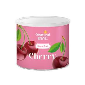 O'natural 歐納丘 純天然整顆櫻桃乾, 210g, 1罐