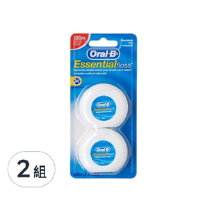 Oral-B 歐樂B 薄荷微蠟牙線, 50m, 2入, 2組