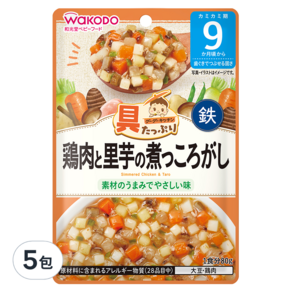 WAKODO 和光堂 雞肉燉芋頭, 80g, 5包