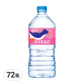 LOTTE 樂天 Chilsung Cider ICIS 8.0 礦泉水, 1L, 72瓶