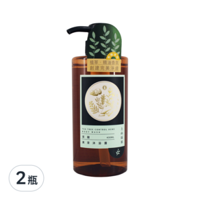 tsaio 上山採藥 茶樹美背沐浴露, 430ml, 2瓶