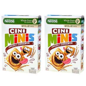 CINI MiNiS CINI MiNiS肉桂口味迷你方形麥片, 375g, 2盒