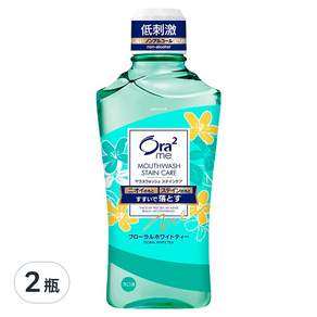 Ora2 愛樂齒 me淨白清新漱口水 白茶花香, 460ml, 2瓶