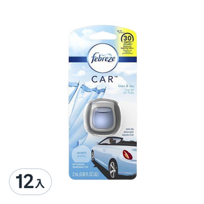 febreze 風倍清 汽車清新劑 2ml, 亞麻天空, 12個