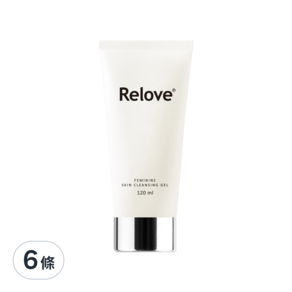 Relove 胺基酸私密潔淨凝露, 120ml, 6條