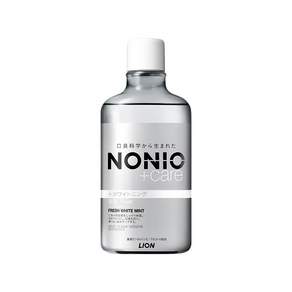 LION 獅王 NONIO 終結口氣漱口水 晶燦亮白, 600ml, 1瓶