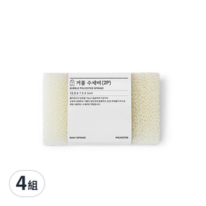 Saenghwalsallim 廚房菜瓜布, 2入, 4組