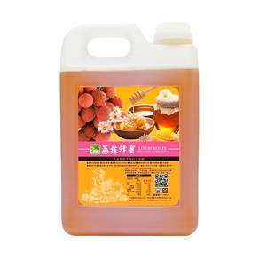 彩花蜜 台灣荔枝蜂蜜, 3kg, 1桶
