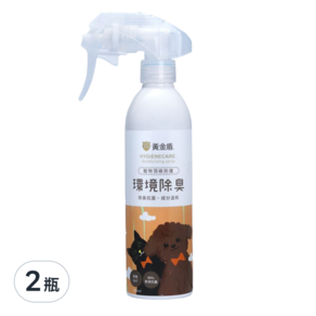 黃金盾 寵物環境除臭噴霧, 250ml, 2瓶