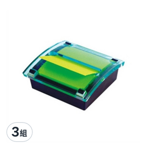 3M Post-it 利貼 C4216 抽取式便條台, 綠色, 3組