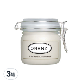 ORENZI 歐倫琪 草本粉刺泥膜, 150g, 3罐