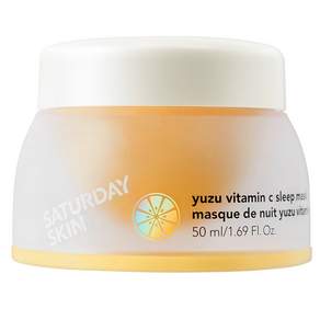 SATURDAY SKIN 柚子維他命C睡眠面膜霜, 50ml, 1個