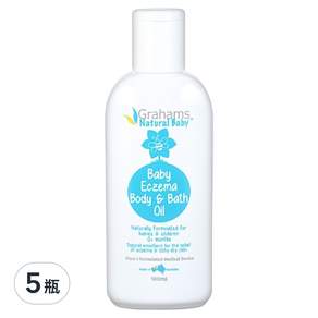 Grahams 珂然 嬰兒潤膚油 0歲以上, 100ml, 5瓶