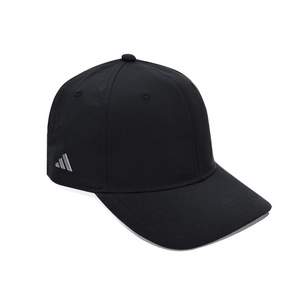 Adidas 男子 3ST 大徽標棒球帽, 黑色