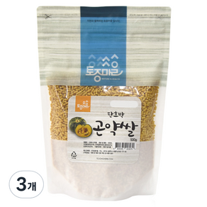 當地村莊甜南瓜魔芋飯, 500g, 3包