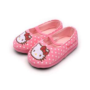 HELLO KITTY 孩童CH棉質鬆緊帶室內鞋