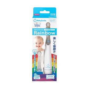 BabySmile 兒童專用小彩虹電動牙刷, S-204B, 藍色, 1組