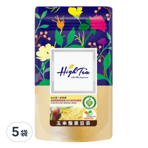 High Tea 伂橙 玉米鬚黑豆茶, 3g, 12入, 5袋