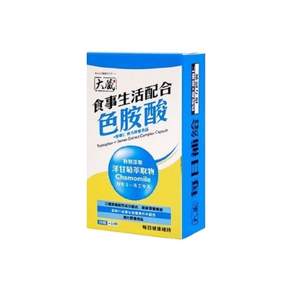 OKURA 大藏 色胺酸+酸棗仁 複方膠囊食品, 40顆, 1盒