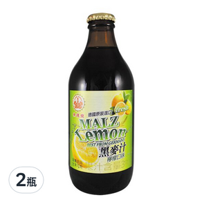 崇德發 黑麥汁檸檬風味, 330ml, 2瓶