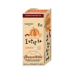 DAHADA 南瓜紅豆茶茶包, 1.5g, 40包, 1盒