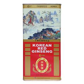 韓國6年根紅蔘, 300g, 1罐
