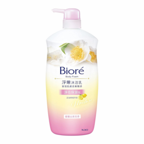 Biore 蜜妮 淨嫩沐浴乳 山茶花 淨亮保濕, 1kg, 1瓶