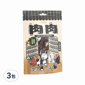 nu4PET 陪心寵糧 肉條, 奧勒岡牛肉, 50g, 3包