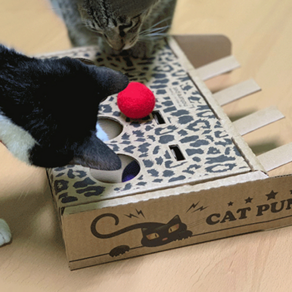 Nature Pet Nyangnyangy Cat Punch Cat Toy, 混色, 1套