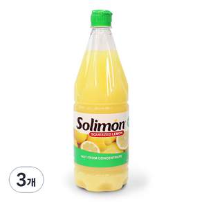 Solimon 檸檬汁, 990ml, 3瓶