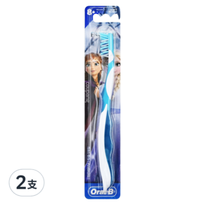 Oral-B 歐樂B 冰雪奇緣兒童牙刷 8歲以上, 款式隨機, 1入, 2支