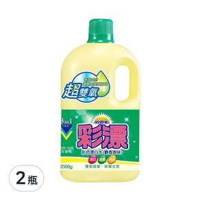 妙管家 彩色漂白水 麝香香味, 2000g, 2瓶