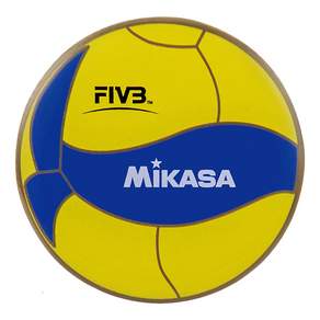 MiKASA 裁判硬幣 TCVA, 藍色+黃色, 1個