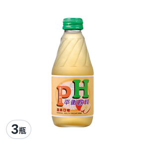 KONG YEN 工研 PH平衡飲料 蘋果, 200ml, 3瓶