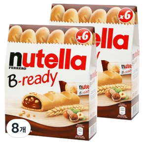 Nutella 麵包巧克力棒, 132g, 8個